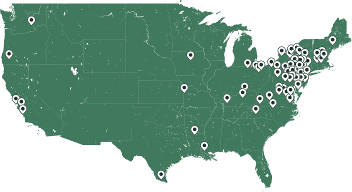 CropCare locations map