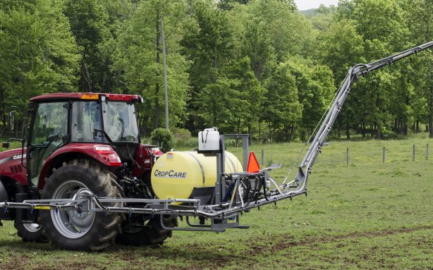 200 gallon sprayer in field