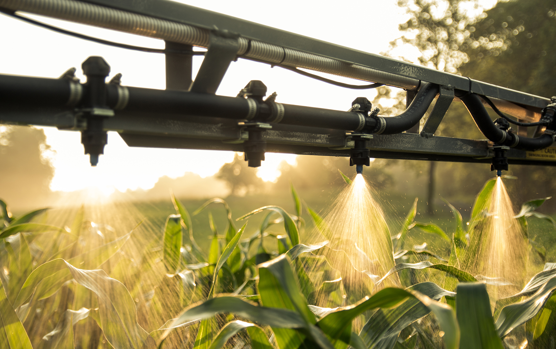 Boom sprayer deals nozzles