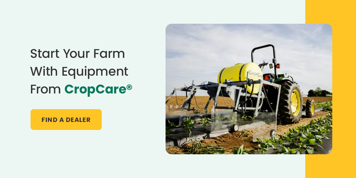 start your farm with equipment from CropCare