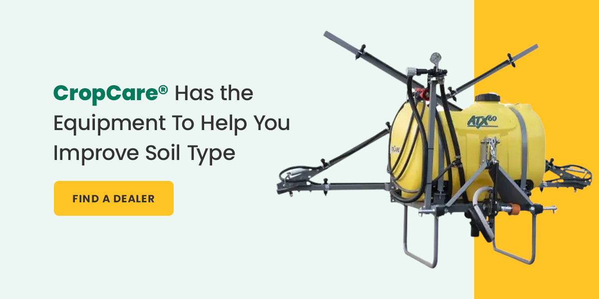 CropCare has the equipment to help you improve soil