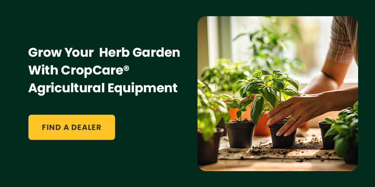 Grow your herb garden with CropCare agricultural equipment